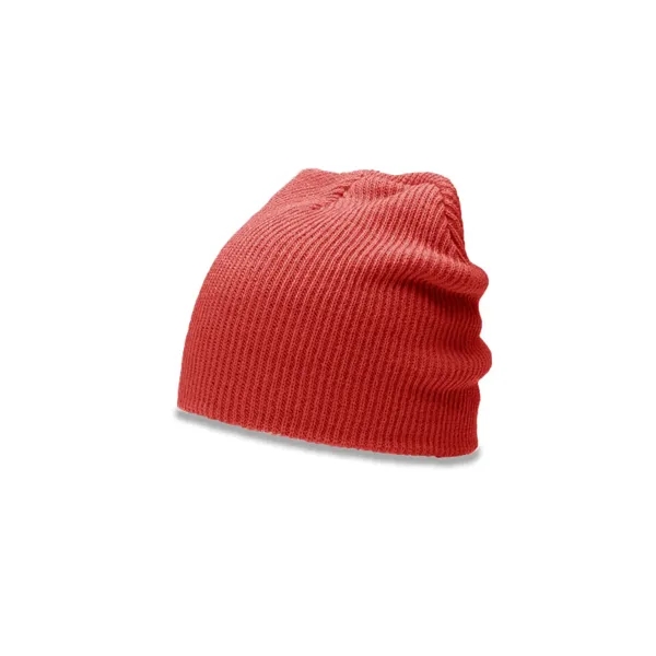 Soft acrylic beanie with ribbed knit, slouch fit, and wool-like warmth.... from ASI 72657 Active Life Promo / Active Life