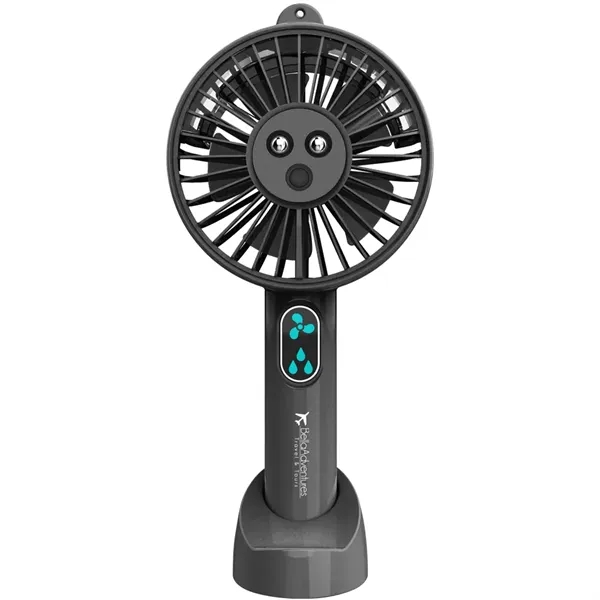 Rechargeable handheld fan with mist spray function.... from ASI 39552 BEL Promo