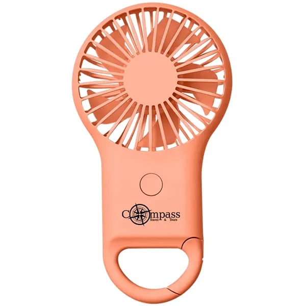 Hand-held portable mini fan with mountaineering buckle.... from ASI 39552 BEL Promo