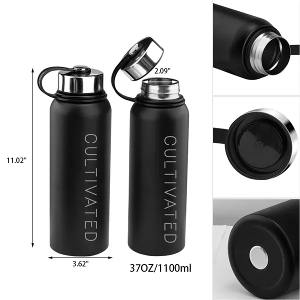 This sleek and sturdy wide-mouth bottle is made of high-grade stainless... from ASI 90154 Sunjoy Group Inc