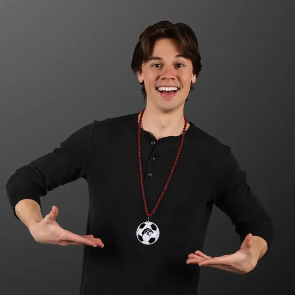 Imprinted non-light up soccer ball medallion, 5 day production.... from ASI 34194 ALightPromos / Alight Promotional Products