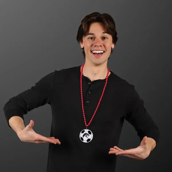 Imprinted non-light up soccer ball medallion, 5 day production.... from ASI 34194 ALightPromos / Alight Promotional Products