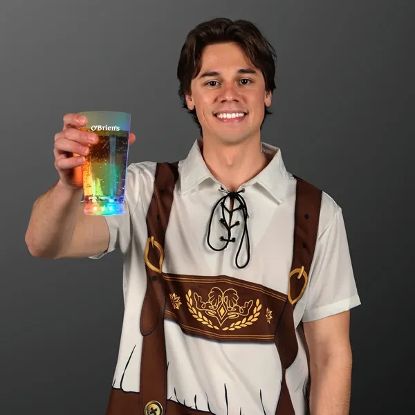 Blank or imprinted.  Pint Cup with Color Change LEDs.... from ASI 34194 ALightPromos / Alight Promotional Products