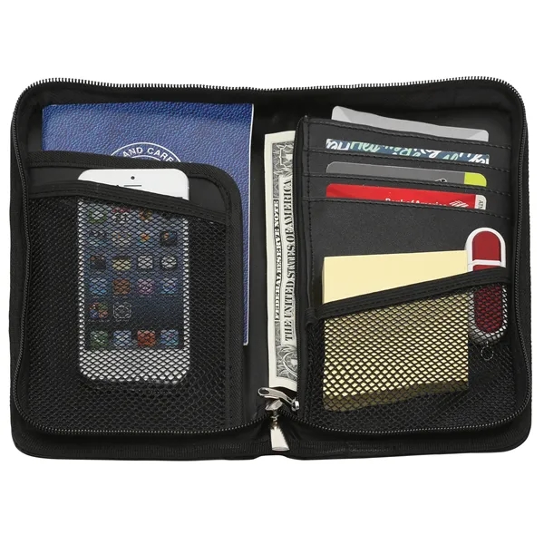 Passport Organizer with an exterior pocket.... from ASI 46755 Cosmo Promos