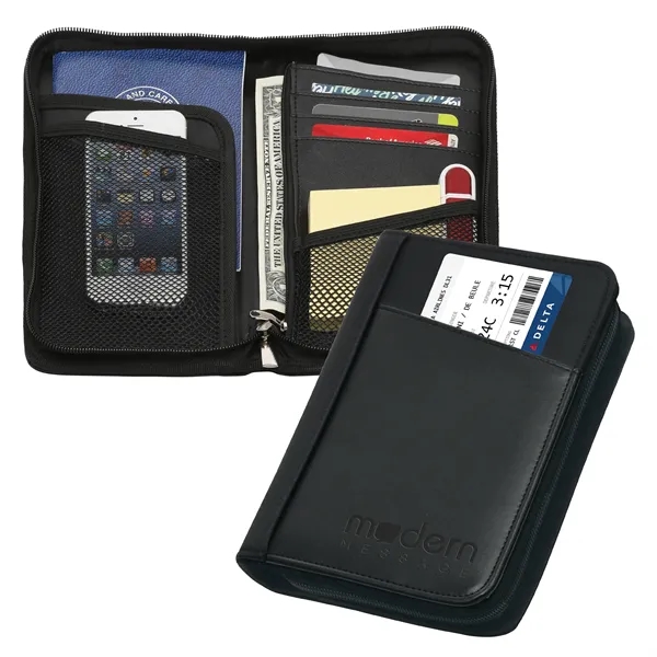 Passport Organizer with an exterior pocket.... from ASI 46755 Cosmo Promos