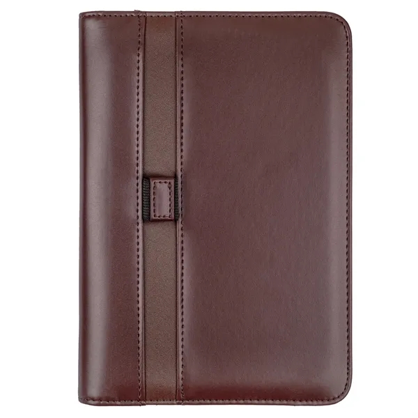 Professional junior padfolio made of simulated leather with organizer for cards.... from ASI 46755 Cosmo Promos