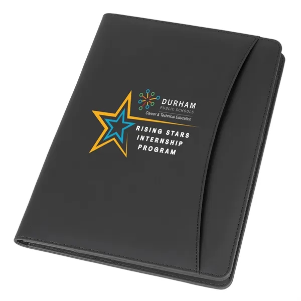 Protege Administrative Padfolio. Thermal reactive leatherette for dark-toned deboss.... from ASI 46755 Cosmo Promos
