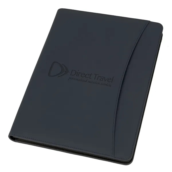 Protege Administrative Padfolio. Thermal reactive leatherette for dark-toned deboss.... from ASI 46755 Cosmo Promos