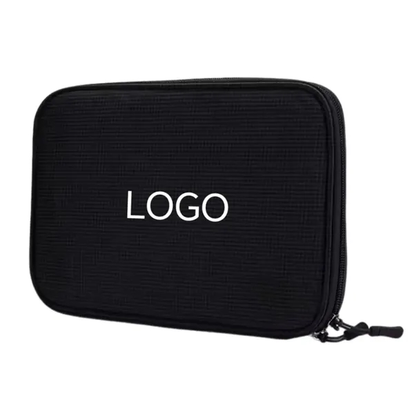 Large electronics organizer travel pouch plus 1 color silkscreen imprint on... from ASI 37218 Athena Promo (tm)