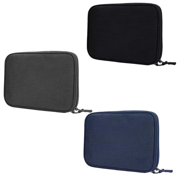 Large electronics organizer travel pouch plus 1 color silkscreen imprint on... from ASI 37218 Athena Promo (tm)