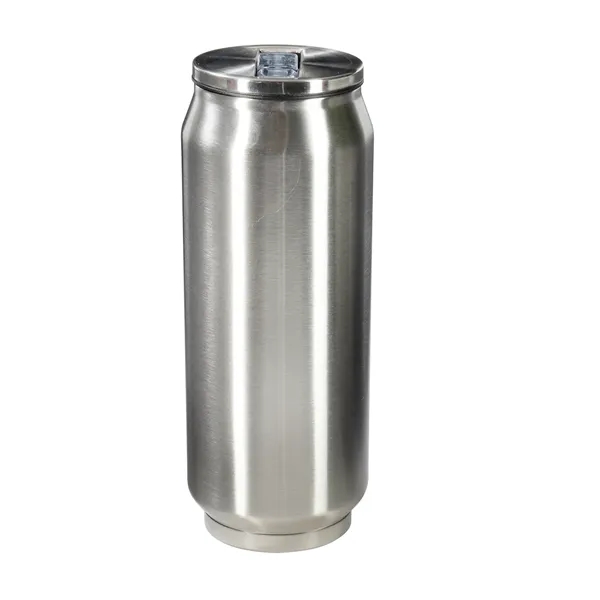 17 oz. double wall, vacuum insulated, stainless steel pop-top can drink... from ASI 68507 The Magnet Group / Perfect Line