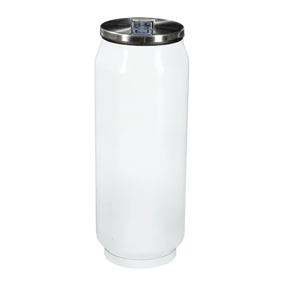 17 oz. double wall, vacuum insulated, stainless steel pop-top can drink... from ASI 68507 The Magnet Group / Perfect Line