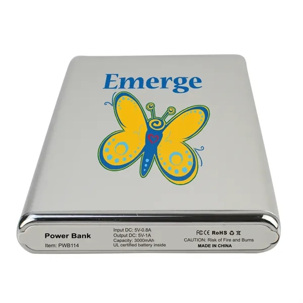 3000mAh Power Bank is made with a high-quality aluminum casing that... from ASI 90154 Sunjoy Group Inc