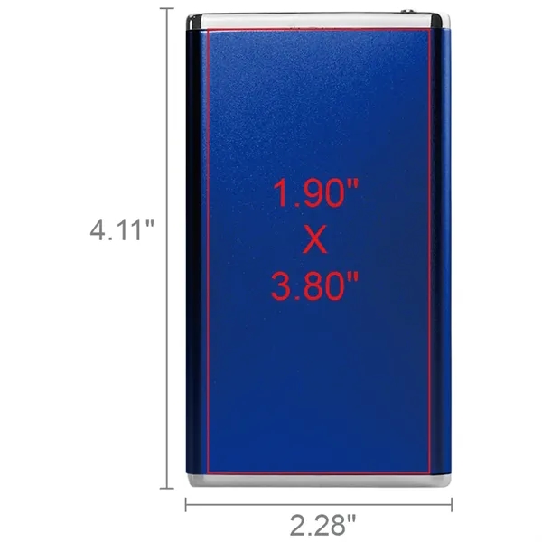 3000mAh Power Bank is made with a high-quality aluminum casing that... from ASI 90154 Sunjoy Group Inc