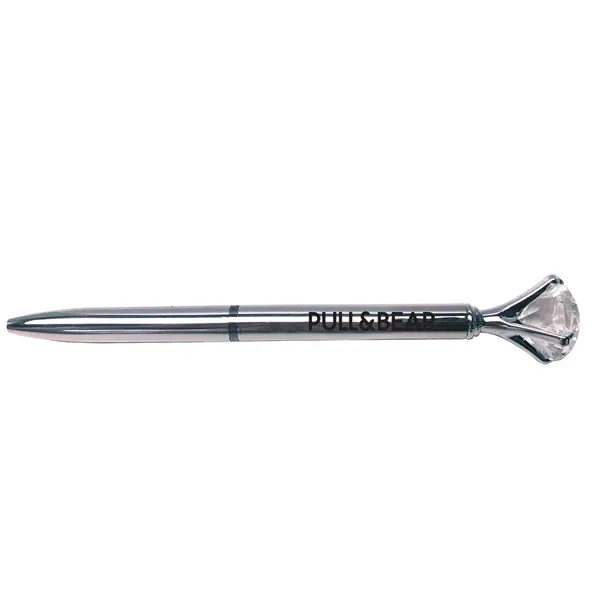 These metallic twist action pens feature a clear diamond on the... from ASI 52710 Lincoln Line