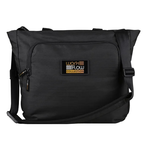 Spacious carry-all with a 16" laptop sleeve, multiple pockets, removable strap,... from ASI 61966 HPG / OrigAudio