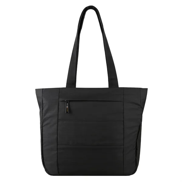 Spacious carry-all with a 16" laptop sleeve, multiple pockets, removable strap,... from ASI 61966 HPG / OrigAudio