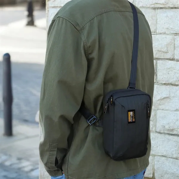 Sleek crossbody bag with expandable storage, magnetic strap, and key clip-perfect... from ASI 61966 HPG / OrigAudio