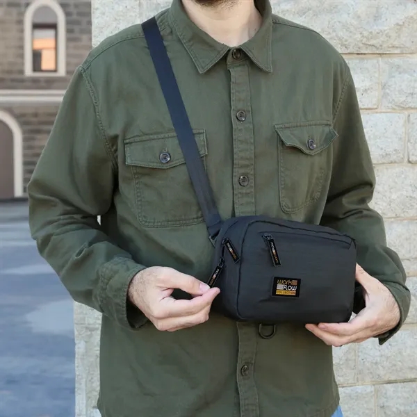 Sleek crossbody bag with expandable storage, magnetic strap, and key clip-perfect... from ASI 61966 HPG / OrigAudio