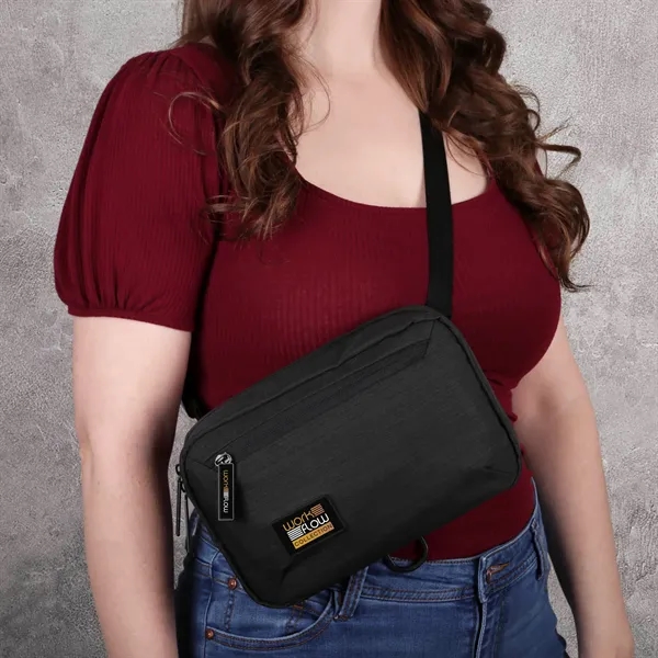 Sleek crossbody bag with expandable storage, magnetic strap, and key clip-perfect... from ASI 61966 HPG / OrigAudio