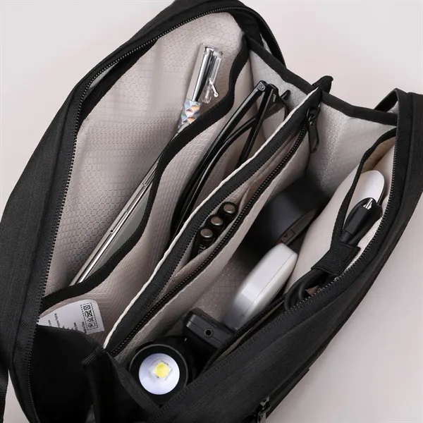 Sleek crossbody bag with expandable storage, magnetic strap, and key clip-perfect... from ASI 61966 HPG / OrigAudio