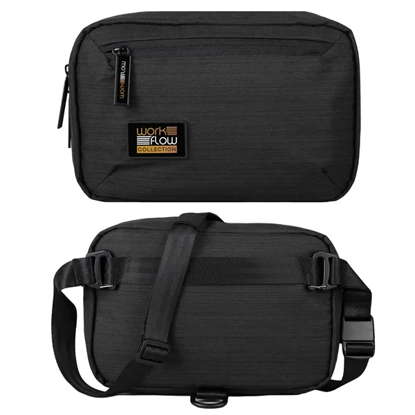 Sleek crossbody bag with expandable storage, magnetic strap, and key clip-perfect... from ASI 61966 HPG / OrigAudio