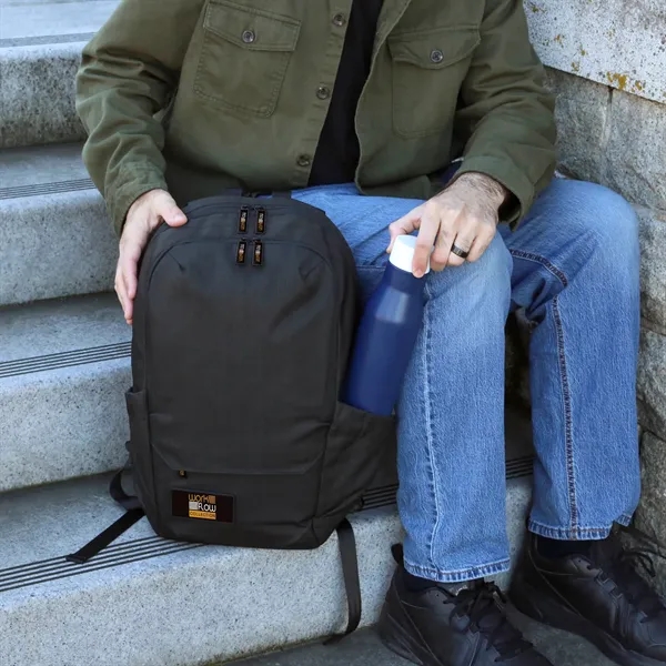 Sleek, tech-inspired large backpack with 16" laptop sleeve, multiple compartments, and... from ASI 61966 HPG / OrigAudio