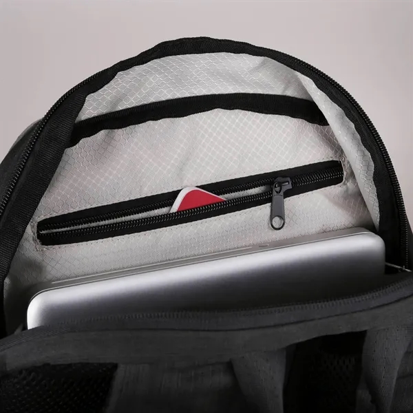 Sleek, tech-inspired large backpack with 16" laptop sleeve, multiple compartments, and... from ASI 61966 HPG / OrigAudio