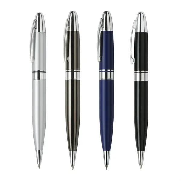 Twist action mechanism pen with heavy weight brass construction.... from ASI 31517 Admart Products / Admart Line