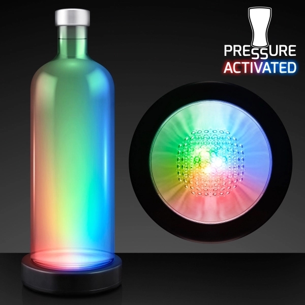 Blank or imprinted. Pressure Activated LED Base For Vase Lights, Bottle... from ASI 34194 ALightPromos / Alight Promotional Products