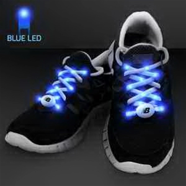 Blank or imprinted. Light Up Shoelaces for Night Runs Come With... from ASI 34194 ALightPromos / Alight Promotional Products