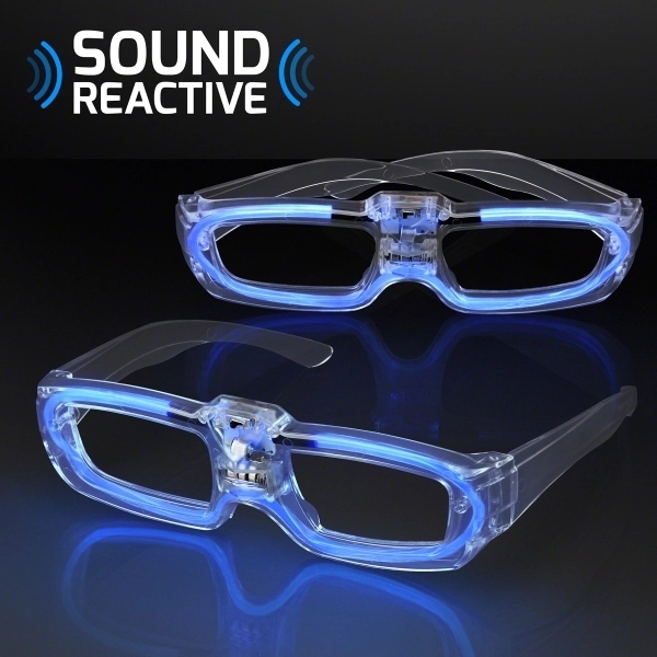 Blank or imprinted. Sound Reactive Lights Party Shades, 80s Style.... from ASI 34194 ALightPromos / Alight Promotional Products