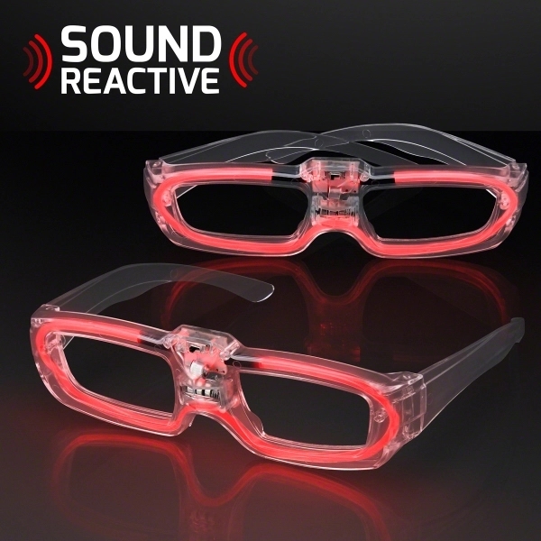 Blank or imprinted. Sound Reactive Lights Party Shades, 80s Style.... from ASI 34194 ALightPromos / Alight Promotional Products