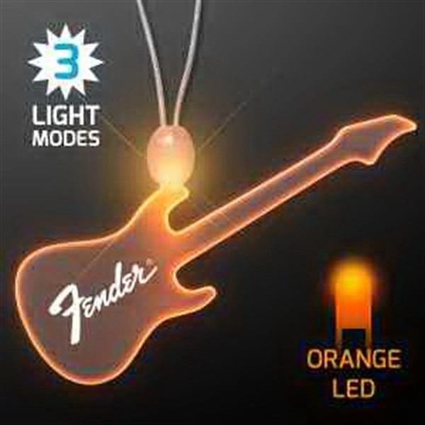 LED Acrylic Guitar Necklace... from ASI 34194 ALightPromos / Alight Promotional Products