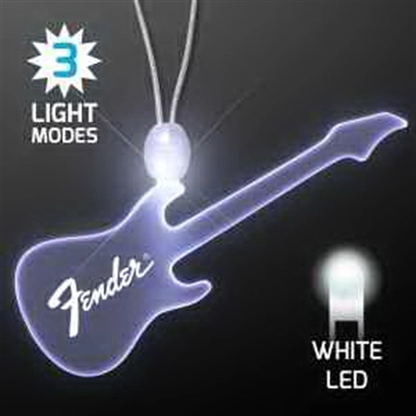 LED Acrylic Guitar Necklace... from ASI 34194 ALightPromos / Alight Promotional Products