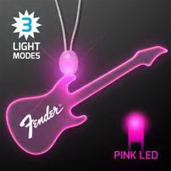 LED Acrylic Guitar Necklace... from ASI 34194 ALightPromos / Alight Promotional Products