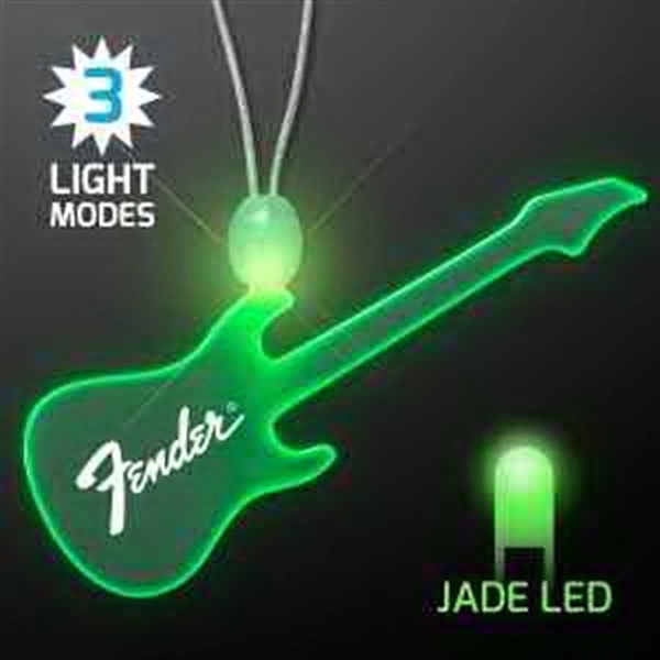 LED Acrylic Guitar Necklace... from ASI 34194 ALightPromos / Alight Promotional Products