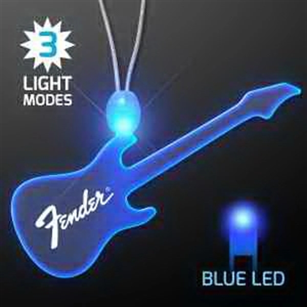 LED Acrylic Guitar Necklace... from ASI 34194 ALightPromos / Alight Promotional Products