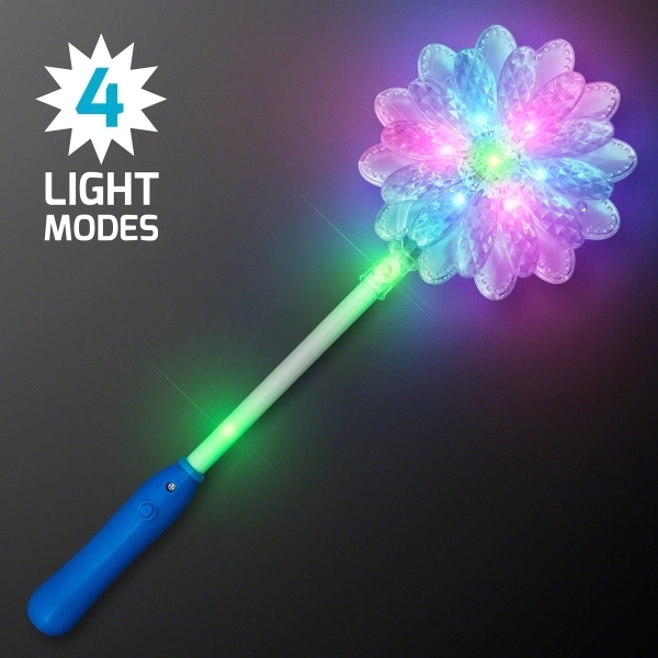 Blank or imprinted. LED Daisy Flower Light Up Wands.... from ASI 34194 ALightPromos / Alight Promotional Products