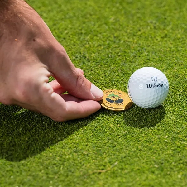 Hammered Metal Ball Markers mark your ball in style!... from ASI 38120 Ball Pro / Diversified Quality Kitchenware