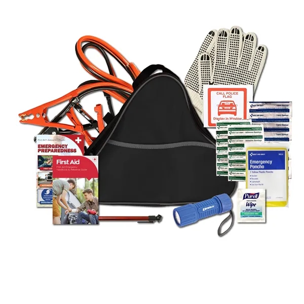 Automotive kit with a reference guide and customizable bag.... from ASI 84514 Safety Made