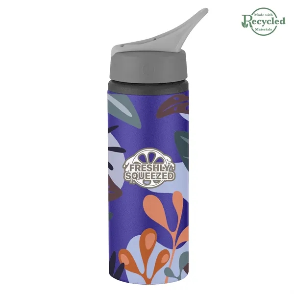 Aluminum 25-ounce bike bottle with screw-on lid and integrated handle.... from ASI 61125 Hit Promotional Products / Hit®