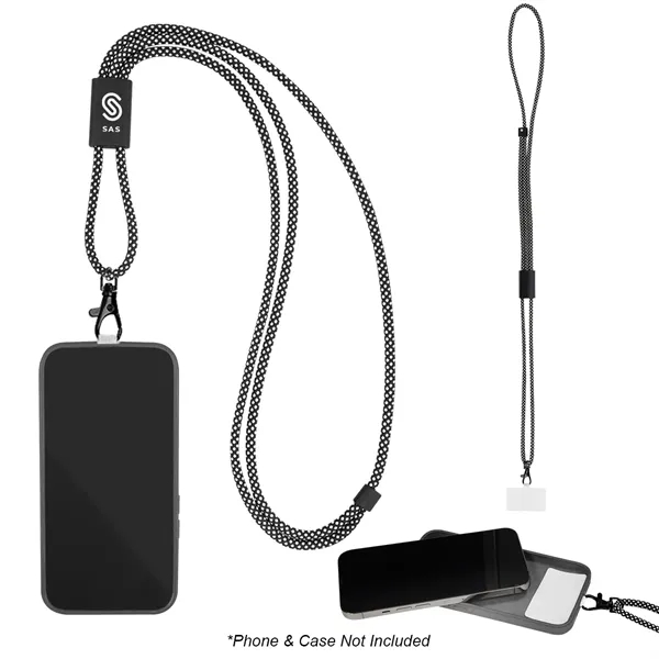 Tether cord lanyard that fits most smartphones.... from ASI 61125 Hit Promotional Products / Hit®