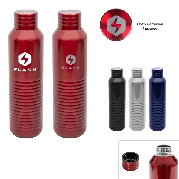 20 oz. stainless steel bottle with spill-resistant, screw-on lid.... from ASI 61125 Hit Promotional Products / Hit®