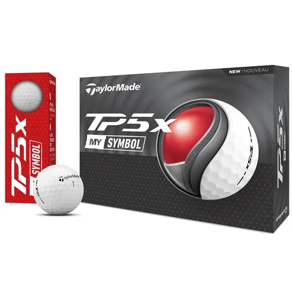 TaylorMade TP5X MySymbol golf balls, box contains 12 white balls and... from ASI 38120 Ball Pro / Diversified Quality Kitchenware
