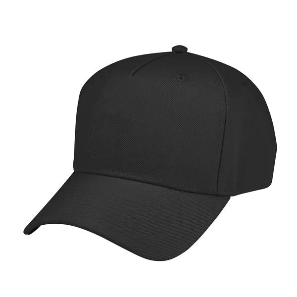 Cap with a five-panel design, low profile, structured crown, pre-curved visor... from ASI 61125 Hit Promotional Products / Hit®
