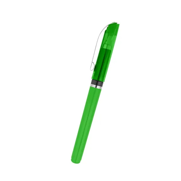 Gel pen with removable cap and pocket clip.... from ASI 61125 Hit Promotional Products / Hit®