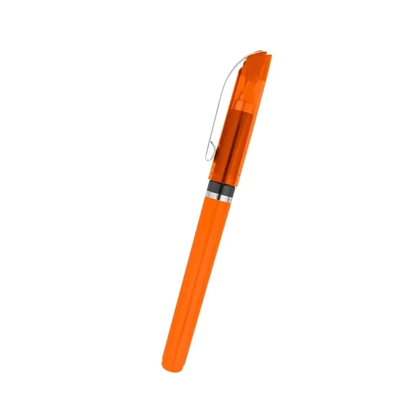 Gel pen with removable cap and pocket clip.... from ASI 61125 Hit Promotional Products / Hit®