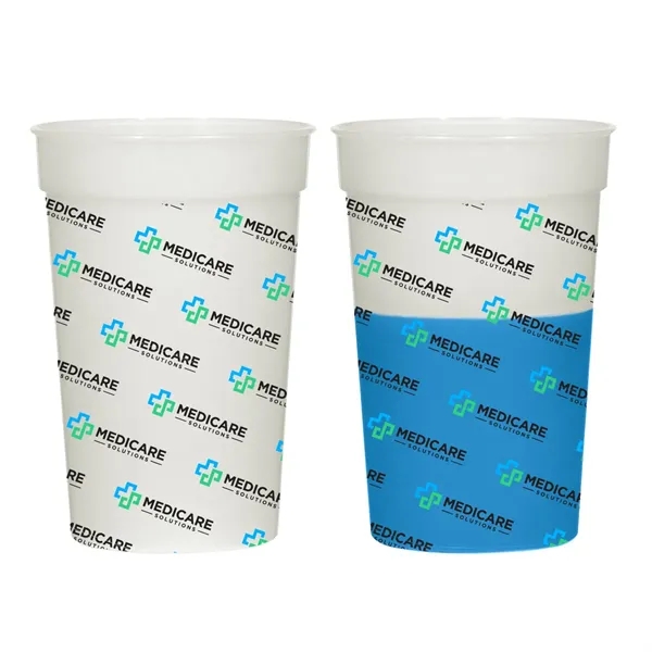 16 oz. color-changing plastic stadium cup.... from ASI 61125 Hit Promotional Products / Hit®