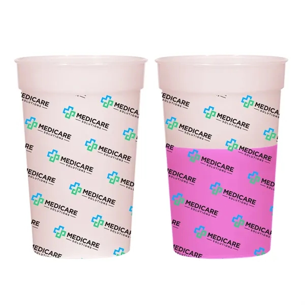 16 oz. color-changing plastic stadium cup.... from ASI 61125 Hit Promotional Products / Hit®